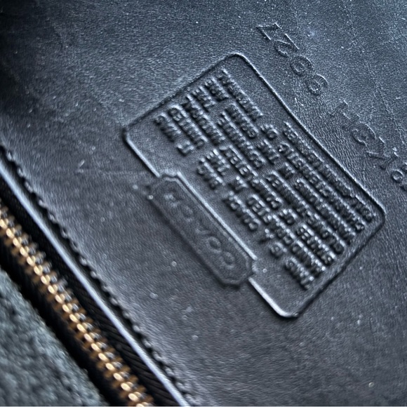 Vintage COACH Willis Leather Crossbody Bag Black - Picture 16 of 16